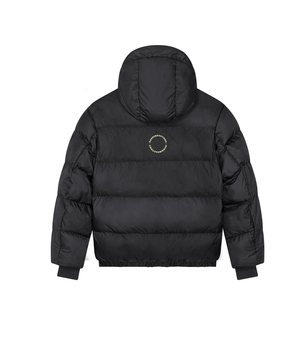 RNDS UNISEX PUFFER JACKE BLACK