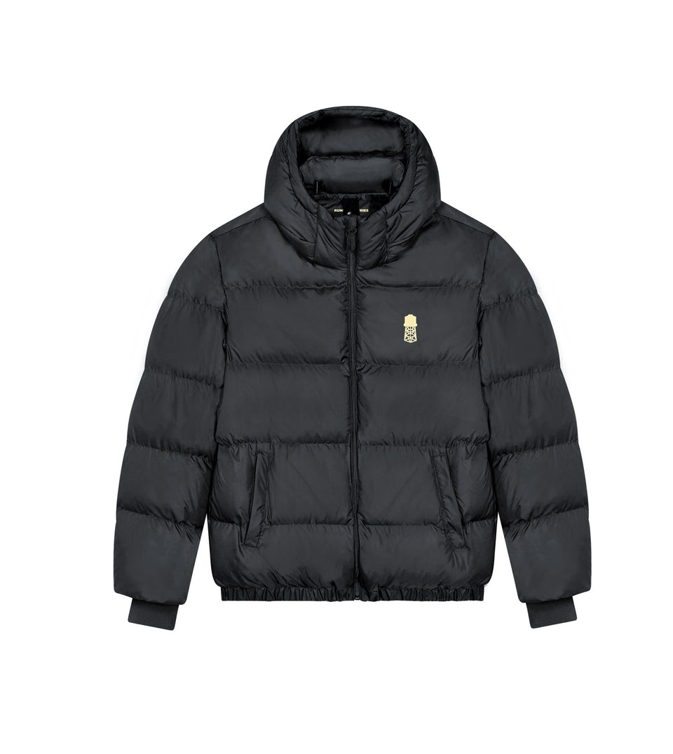 RNDS UNISEX PUFFER JACKE BLACK