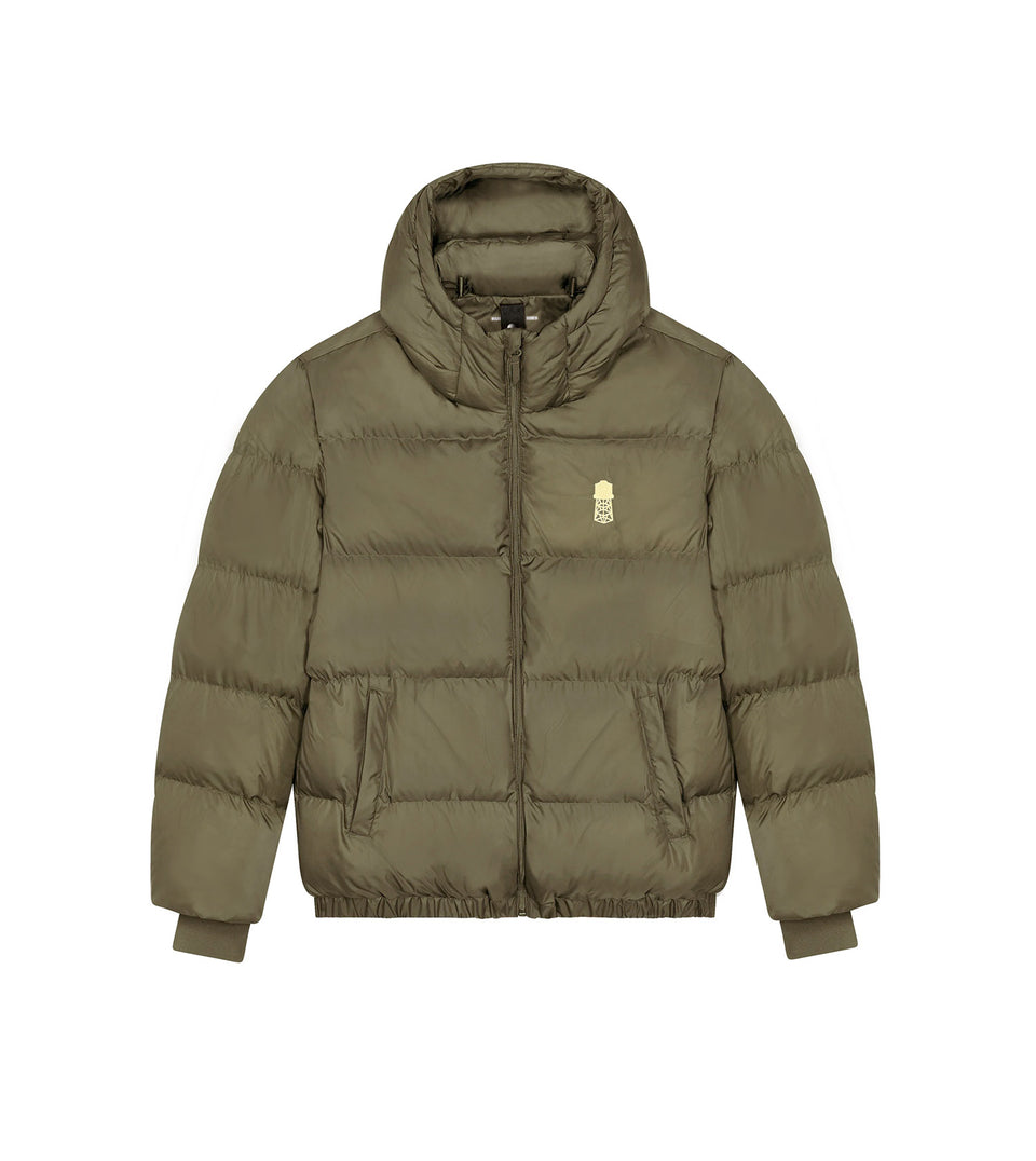 RNDS UNISEX PUFFER JACKE GREEN