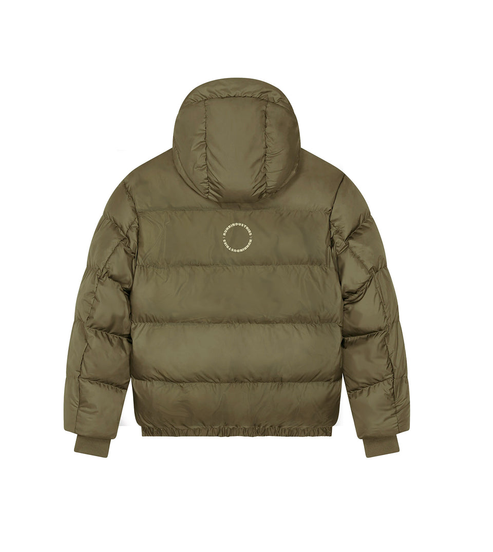 RNDS UNISEX PUFFER JACKE GREEN