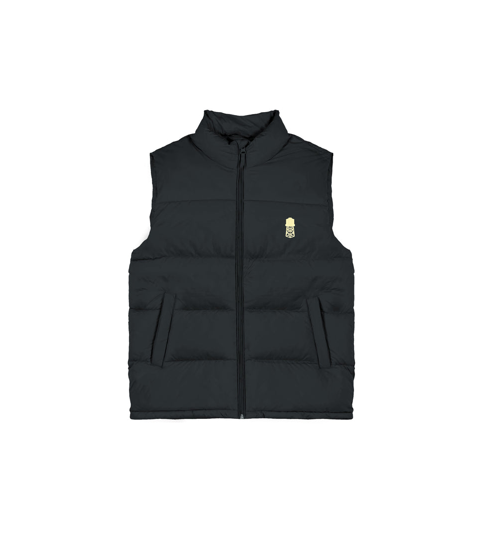 RNDS UNISEX PUFFER WESTE BLACK